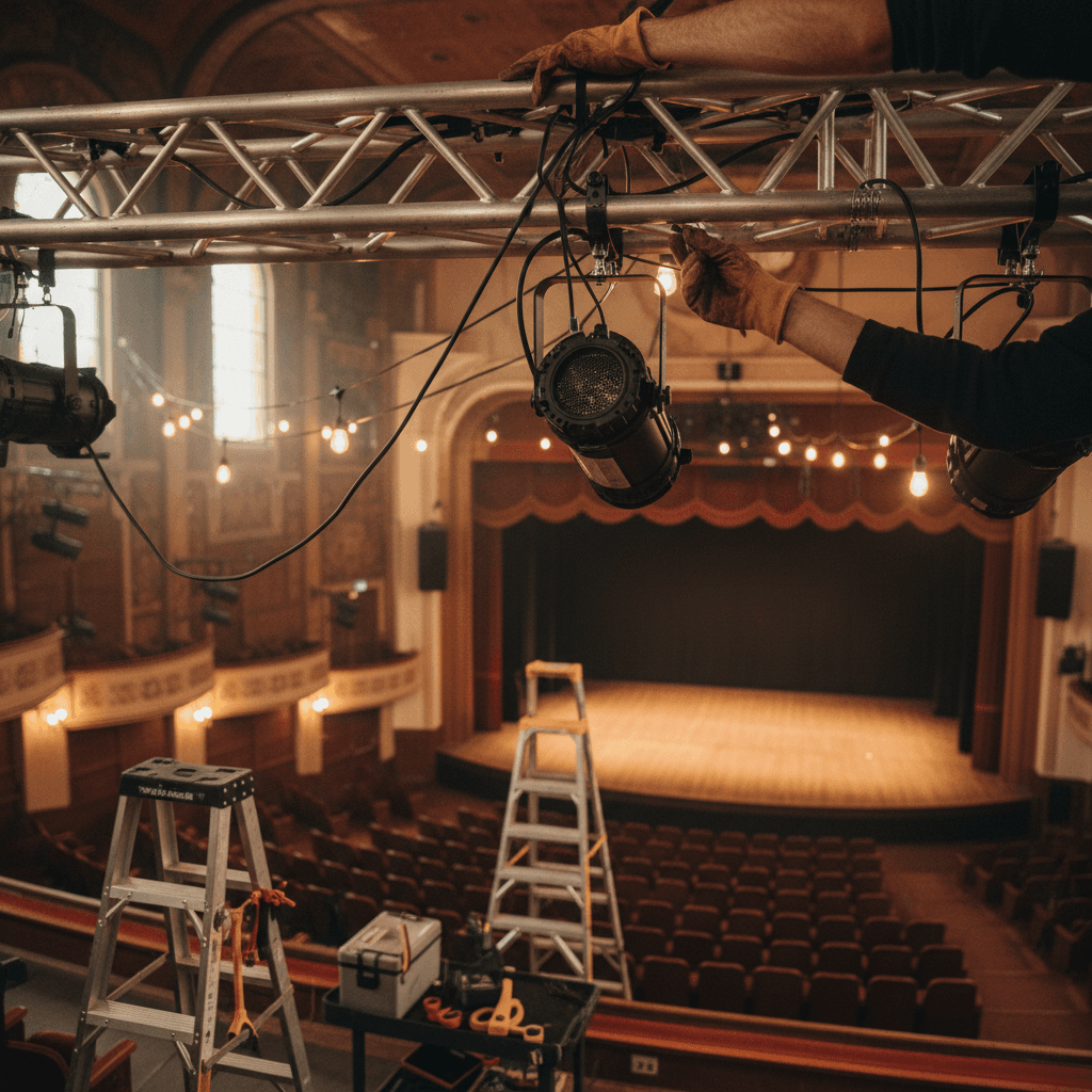 Professional lighting installation service