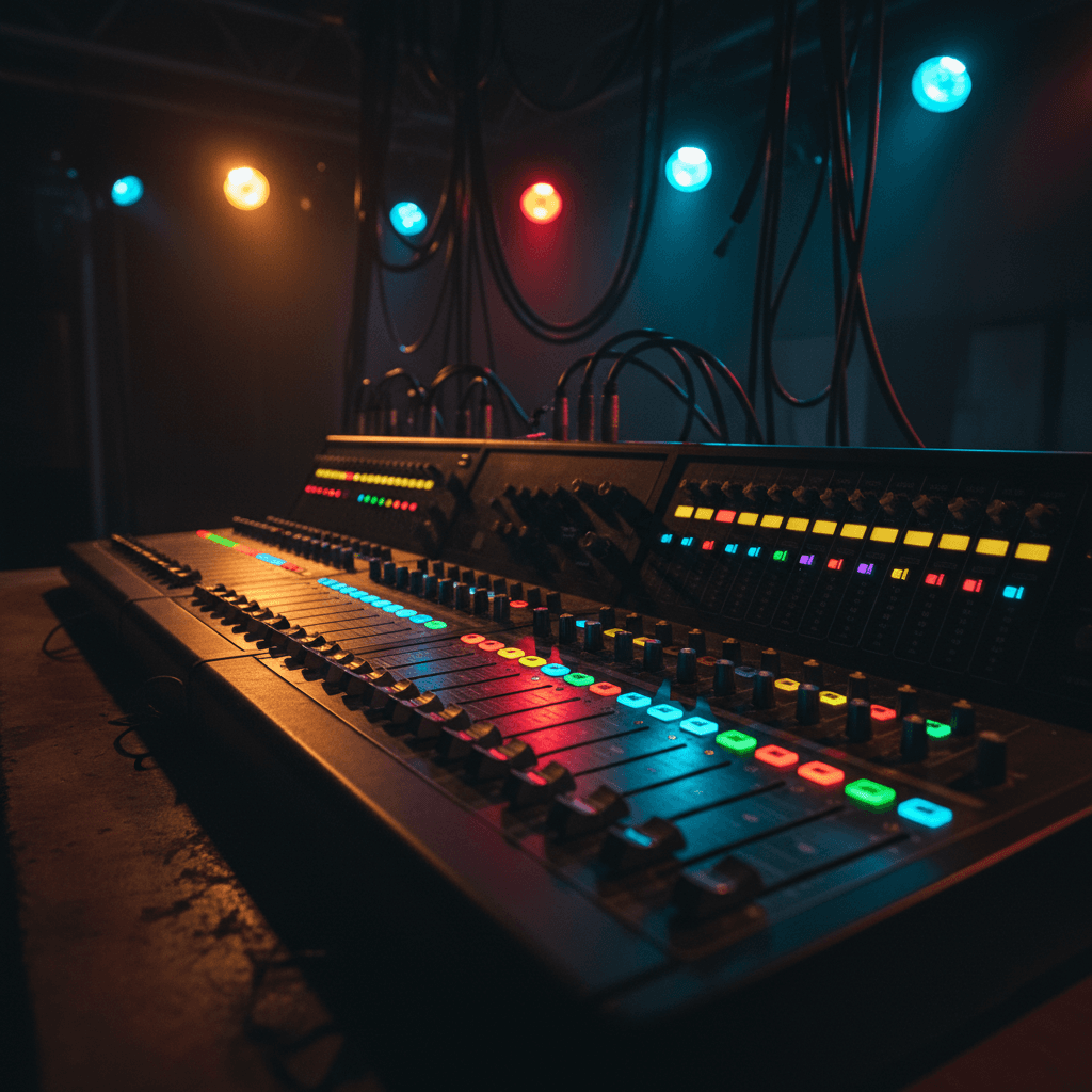 Professional audio equipment rental gear